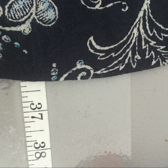 Hinge Dress Boho Floral Butterfly Blue Small - Picture 11 of 13